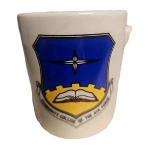Community College of the Air Force CCAF Coffee Mug Queen's China Co Ohio USA - Picture 1 of 4
