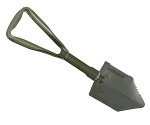 BUNDESWEHR KLAPPSPATEN BW SPATEN FELDSPATEN MIT TASCHE OLIV - Bild 1 von 2