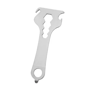 Bottle Opener Wrench With Screw Removal Function Steel For Camping Enthusiasts - Picture 1 of 8