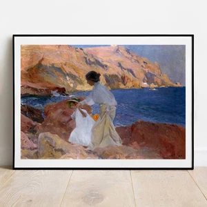 Art print Clotilde and Elena by Sorolla giclee poster gallery wall art picture - Picture 1 of 13