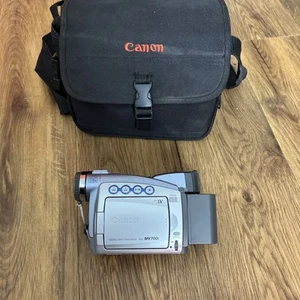 Canon mini DV Digital Video Camcorder Camera SILVER Vintage Accessories Working - Picture 1 of 13