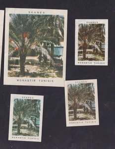 4 ancienne étiquette paquet allumettes Russie BN185831 Tunisie Monastir - Picture 1 of 1