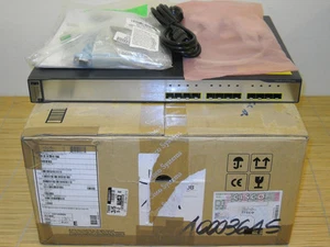 NEU Cisco Catalyst WS-C3750G-12S-SD 12x SFPPort Gigabit Switch NEW OPEN BOX - Bild 1 von 1