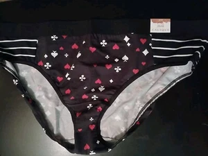 Lane Bryant Cacique 18/20 Poker Theme 1 Pair Cotton Hipster Panty NEW W TAG - Picture 1 of 4