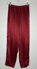 Vintage Victoria's Secret Gold Label Satin Red Pajama Pants Women’s Size Small