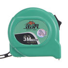Tape Measure 3 Meter Ruler Steel Measuring Tape 19mm Wide, Green Black ABS Shell