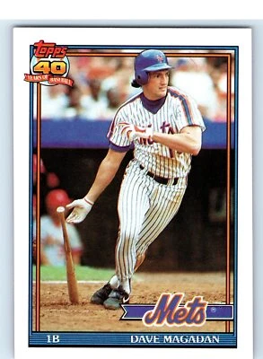1991 Topps #480 Dave Magadan Very Good/Mint - Image 1 of 2