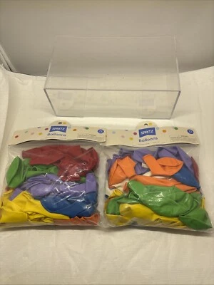 2 X SPRITZ Assorted Colors Round Balloons 72ct. 12in/30cm (B40 - Image 1 of 4