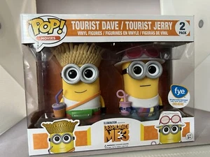 Funko Despicable Me 3 - Tourist Dave & Tourist Jerry Pop! 2er Pack FYE Excl - Neu! - Bild 1 von 6