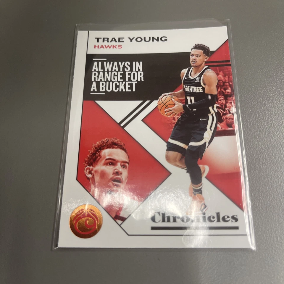2019-20 Panini Chronicles #12 Trae Young Bronze - Atlanta Hawks - Image 1 of 1