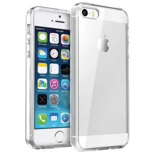 Clear Silicon TPU Back Cover Case for iPhone 5 / 5S / SE 2016 (1st Gen) - Zdjęcie 1 z 1