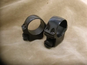LOW pair gloss blue RUGER rings for bolt action M77 MkII & Hawkeye - Picture 1 of 2