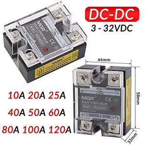 Single Phase Solid State Relays MGR 10A 20A 25A 40A 50A 60A 80A 100A 120A DC-DC - Picture 1 of 17