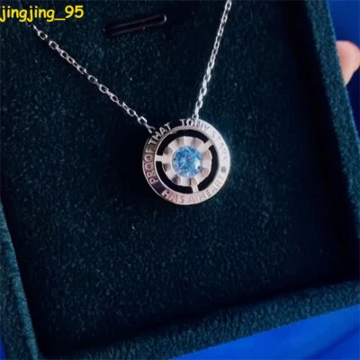 Iron Man Arc Reactor 925 Silver Necklace Pendant Jewelry  Fashion Gifts Birthday - Image 1 of 4
