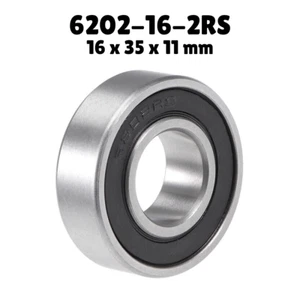 6202-16-2RS Deep Groove Ball Bearing - 16 x 35 x 11 mm - Picture 1 of 4