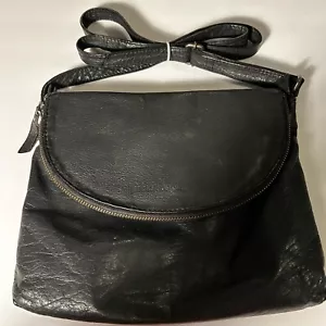 Sticks And Stones Cannes Umhängetasche Schultertasche Handtasche schwarz Ledergestell - Bild 1 von 5