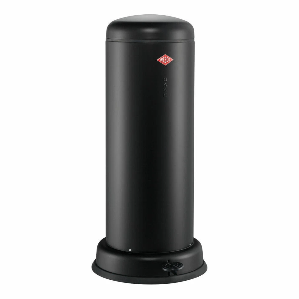 Wesco Baseboy 30 Treteimer, Abfalleimer, Mülleimer, Stahlblech Schwarz Matt 30 L - Bild 1 von 1