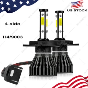 H4 LED Headlight Lihgt Kit Bulbs High Low Beam 6000K HB2 9003 for Nissan Versa - Picture 1 of 12