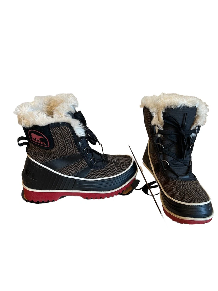 Bota Sorel Tivoli Espiga Marrón Tobillo Con Cordones LL5179-202 Para Mujer Talla US 6  Foto 1 de 4