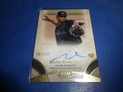 2021 TOPPS TIER ONE SIXTO SANCHEZ ROOKIE AUTO /300 - Image 1 of 2