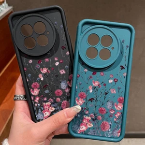 Funda suave TPU para OnePlus 13T 13 12R Ace 5 3 a prueba de golpes patrón de flores - Imagen 1 de 17