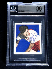 EPHRAIM ROCHA SIGNED 1948 BOWMAN 1990 REPRINT CARD #18 AUTOGRAPH BECKETT