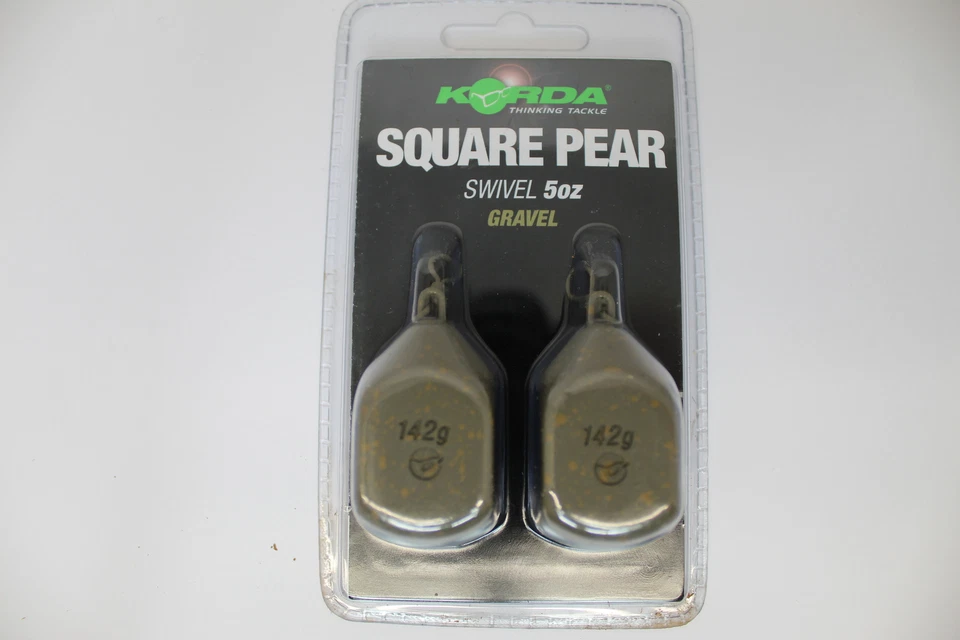 KORDA Square Pear Swivel Gravel Kies Blei  3oz 85g 3,5oz/99g 4oz 113g 5oz 142g - Bild 1 von 1
