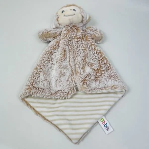 Manta de seguridad Aurora World EBBA Monkey Lovey felpa marrón suave 2021 - Imagen 1 de 7