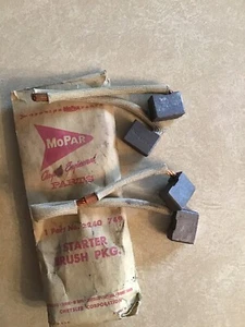 NOS 1960 to 1971 MoPar Chrysler, Dodge & Plymouth New in box Starter Brush set - Picture 1 of 5
