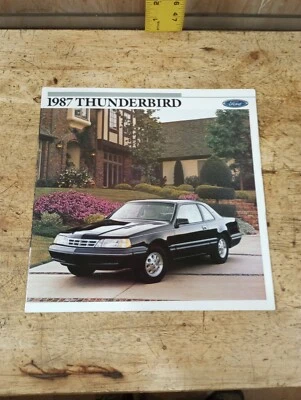 1987 Ford Thunderbird винтажный продажи брошюра каталог - Изображение 1 из 4