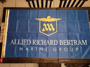 Allied Richard Bertram Yachts Marine Group Flag 34" X 58" NOS - Picture 1 of 3
