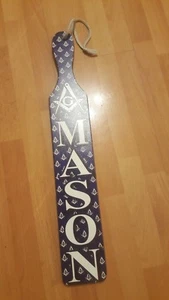 Masón Fraternidad Masónica Paleta de Madera Fraternidad Masónica Placa de Pared - Imagen 1 de 1
