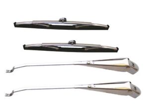 Jaguar XK150 19571961 A Pair Of Wiper Blades And Arms