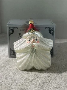 Kurt S. Adler Polonaise Mercury Santa Star Christmas Glass Ornament Mouth Blown - Picture 1 of 6