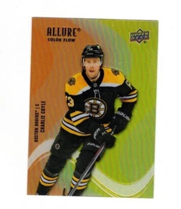 2022-23 Upper Deck Allure Color Flow Orange Yellow #SF43 Charlie Coyle - Picture 1 of 2