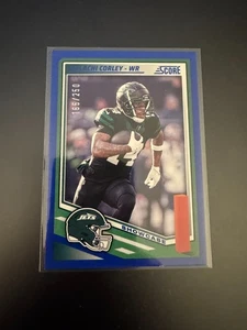 2025 Score Malachi Corley #85 vitrina azul/250 - Imagen 1 de 2