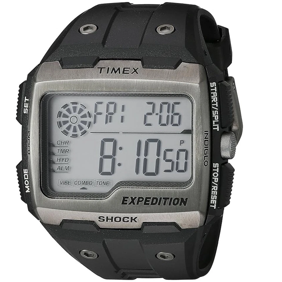 Reloj Timex Hombre Negro Expedición Grid Shock 50mm TW4B025009J Foto 1 de 1