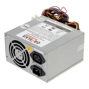 Zasilacz GRZELKA ELEKTRONIK GMBH GP-250 MTX 250W ATX 20-PIN MOLEX FDD AUX - Zdjęcie 1 z 3