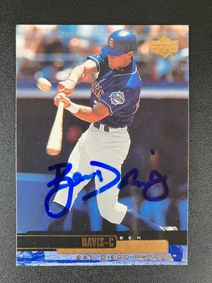 Ben Davis 2000 Upper Deck Padres In Person IP TTM Signed Auto Autograph - Image 1 of 2
