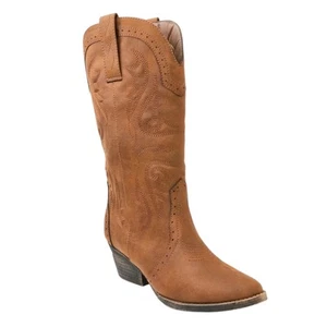 Sugar Women's Tammy Tall Cowboy Boots Brown Size 11 - Picture 1 of 5