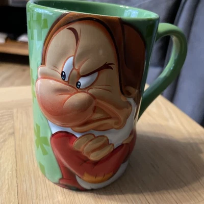 Disney Store  Grumpy Mug Green Snow White And The Seven Dwarfs - Image 1 of 4