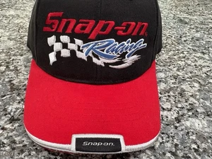 Cappello da baseball vintage Choko Snap On Racing nero e rosso taglia unica nuovo senza etichette - Foto 1 di 6