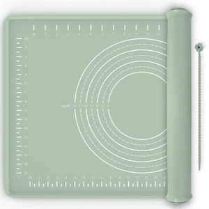 Silicone Baking Mat 24" x 16", Extra Thick Dough Rolling Mat with Measurement... - Picture 1 of 7