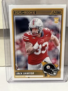 2025 Score Football Jack Sawyer Rookie Ohio State, Pittsburgh Steelers - Picture 1 of 2