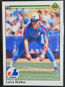 1990 Upper Deck - Larry Walker #466 (RC) Montreal Expos - .88 Cent Shipping! - Picture 1 of 2