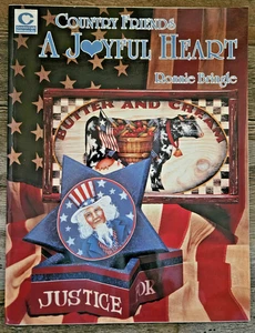 Country Friends A Joyful Heart Painted Folk Art Decor Painting Patterns 1993 - Picture 1 of 4