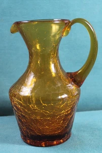 PILGER BERNSTEIN KNISTER GLAS EWER - Bild 1 von 4