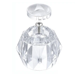 Clear Acrylic Shower Knob with Button and Screw Bathtub Handle for H71 - Bild 1 von 8