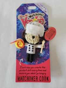 Watchover Cook Voodoo String Doll Keychain Chef Cooking Good Luck Charm - Picture 1 of 6