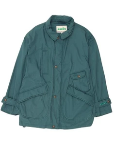DIADORA Mens Utility Jacket UK 38 Medium Green Polyester CA15 - Picture 1 of 3